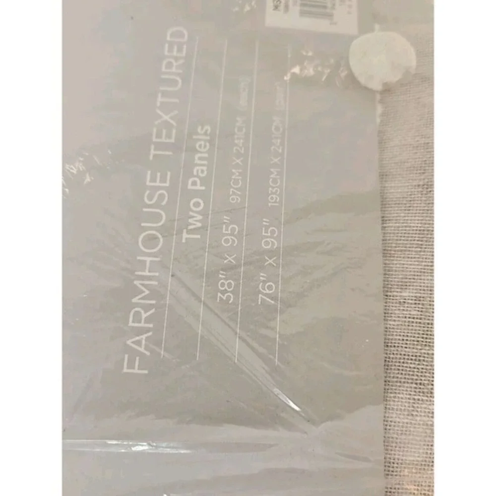 Farmhouse Textured Grommet Sheer 38